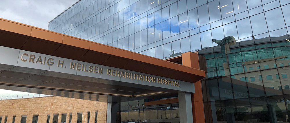 Entrance of Craig H. Neilsen Rehabilitation Hospital